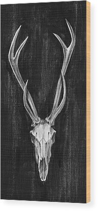 Deer Skull Wood Prints