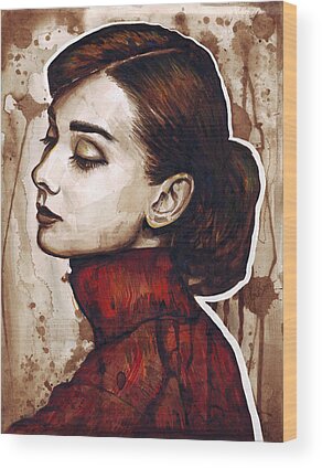 Audrey Hepburn Wood Prints