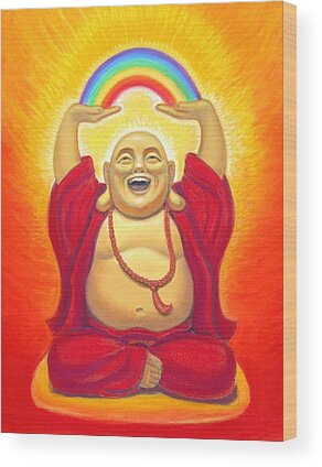 Laughing Buddha Wood Prints