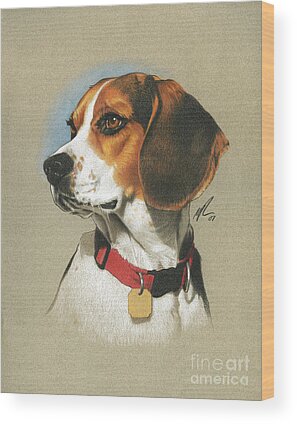 Beagle Dog Wood Prints