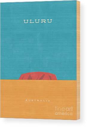 Uluru Wood Prints