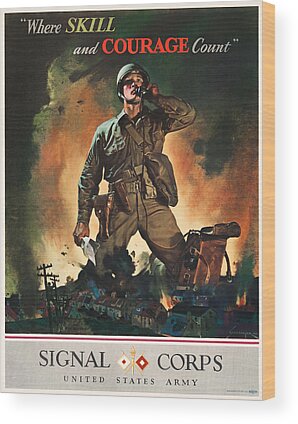 Signal Corps Wood Prints