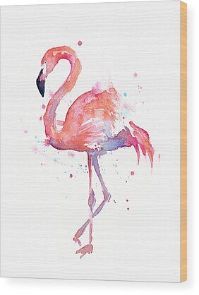 Flamingo Wood Prints