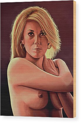 Catherine Deneuve Wood Prints