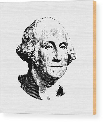 Founding Fathers Digital Art Wood Prints