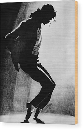 Michael Jackson Pop Music Star Wood Prints