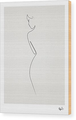 Abstract Nude Wood Prints