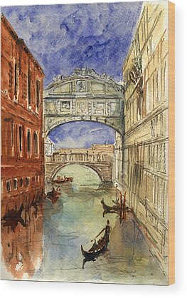 Bridge Of Sighs Wood Prints