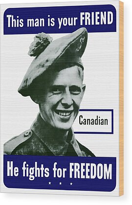 Canadian Army Wood Prints