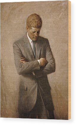 President Kennedy Wood Prints