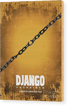 Django Unchained Wood Prints