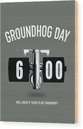 Groundhog Day Wood Prints