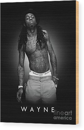 Lil Wayne Wood Prints
