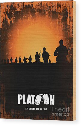 Platoon Movie Wood Prints
