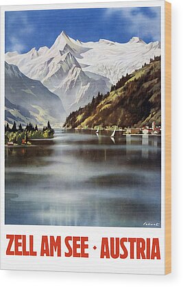 Zell Am See Wood Prints