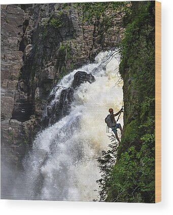 Rope Climbing Wood Prints