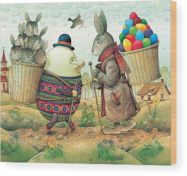 Easter Egg Wood Prints