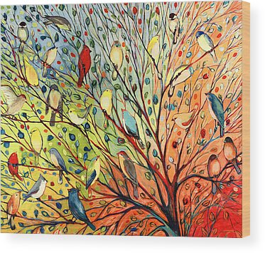 Sparrow Wood Prints