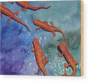 Salamander Wood Prints
