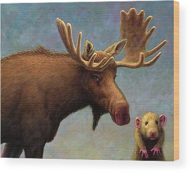 Big Moose Wood Prints