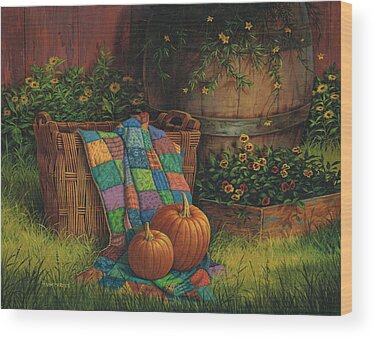 Pumpkin Patch Wood Prints