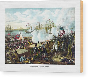 Battle Of New Orleans Wood Prints