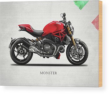 Ducati Monster Wood Prints