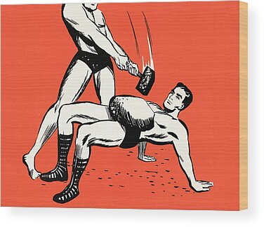 Bench Press Wood Prints