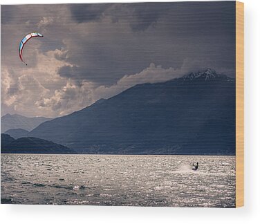 Kite Surfing Wood Prints
