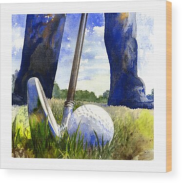 Golf Ball Wood Prints