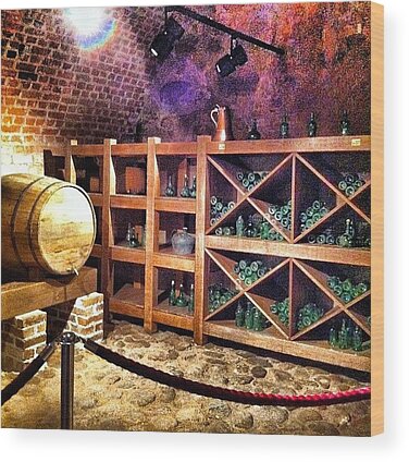 Wine Cellar Wood Prints