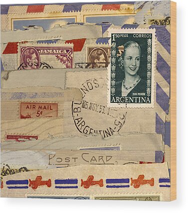 Philatelist Wood Prints