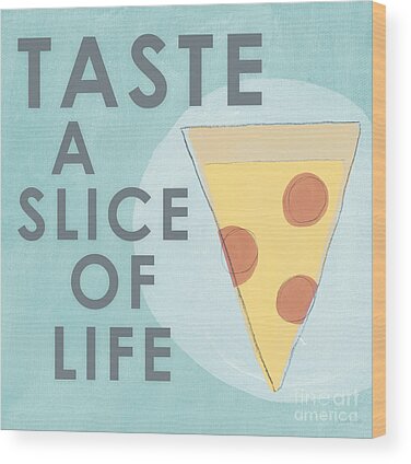 Pizza Wood Prints