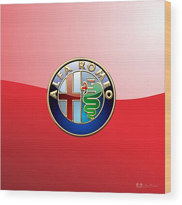 Designs Similar to Alfa Romeo - 3d Badge on Red
