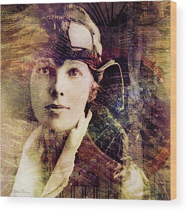 Amelia Earhart Wood Prints
