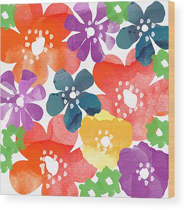 Flower Wood Prints