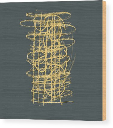 Abstract Expressionism Wood Prints
