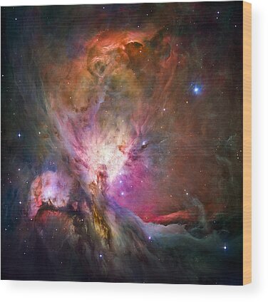 Orion Nebula Wood Prints