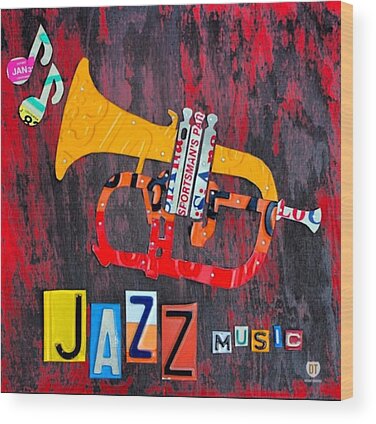 Jazz Wood Prints