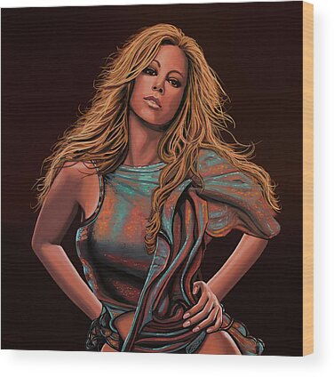 Mariah Carey Wood Prints