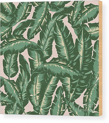 Palm Trees Wood Prints