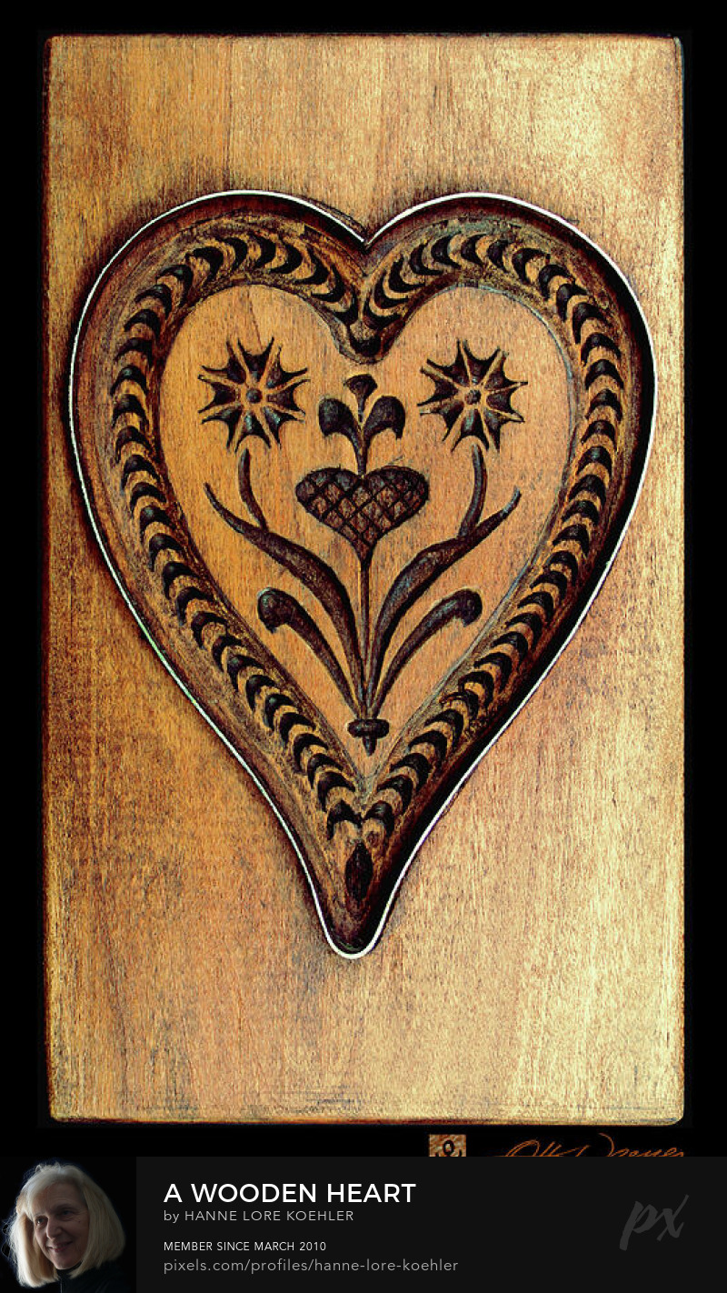 Wooden Heart Art Prints