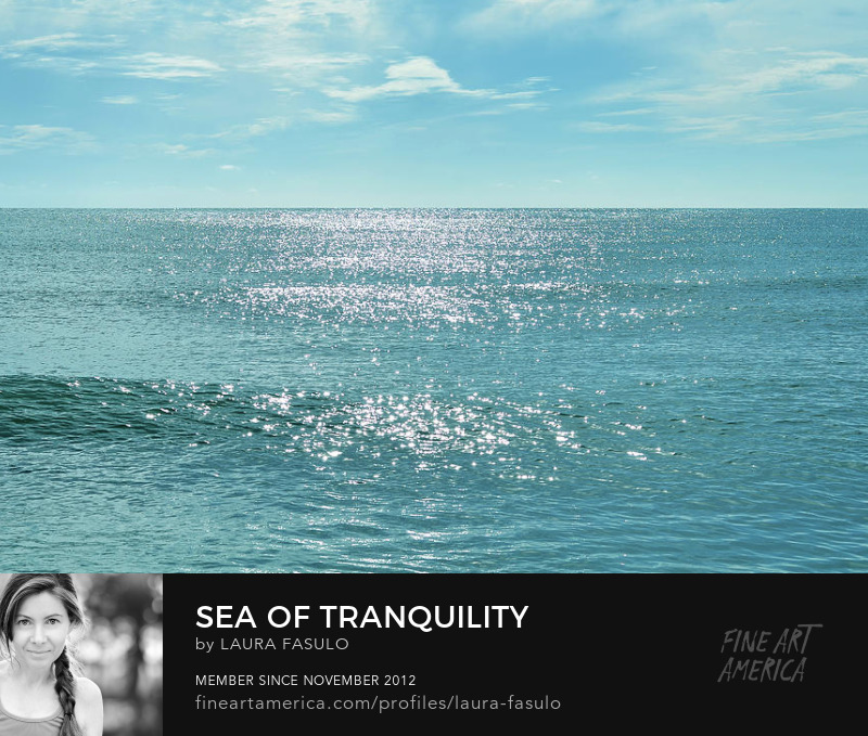 Sea of tranquility Florida Ocean art by Laura Fasulo