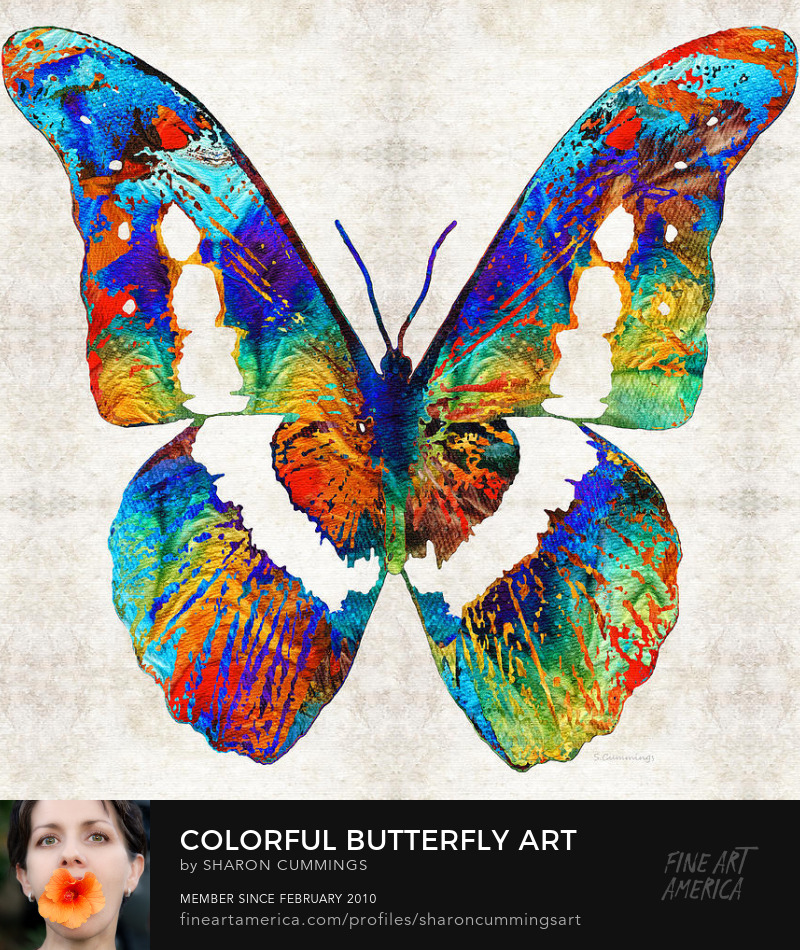 Colorful Butterfly Art
