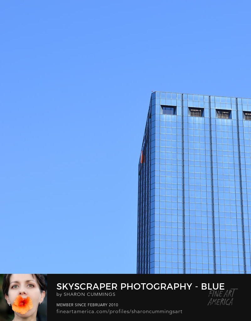 Buy skyscraper city blue sky Art Online