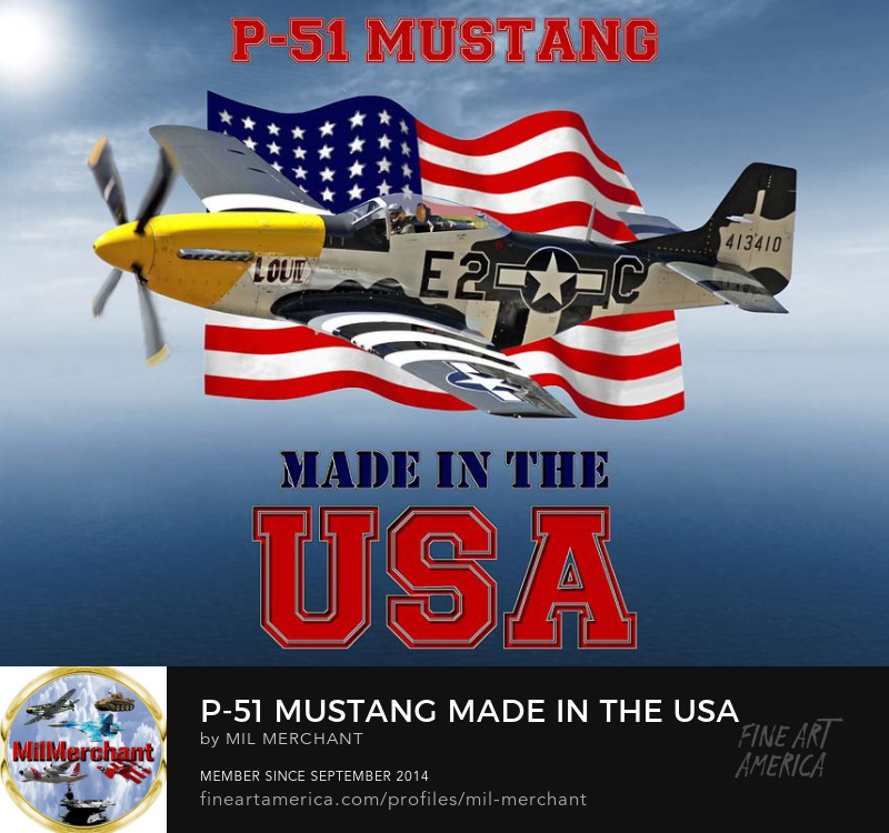 P-51 Mustang Made in the USA