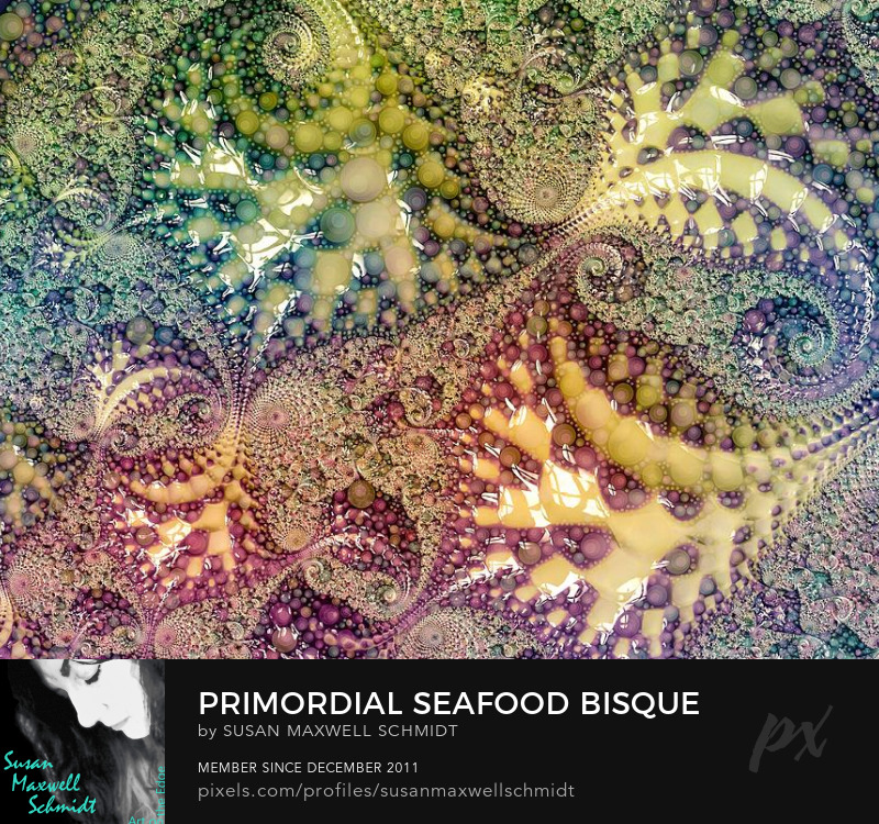 Primordial Seafood Bisque Art by Susan Maxwell Schmidt
