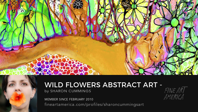 Colorful Wild Flowers Art Prints
