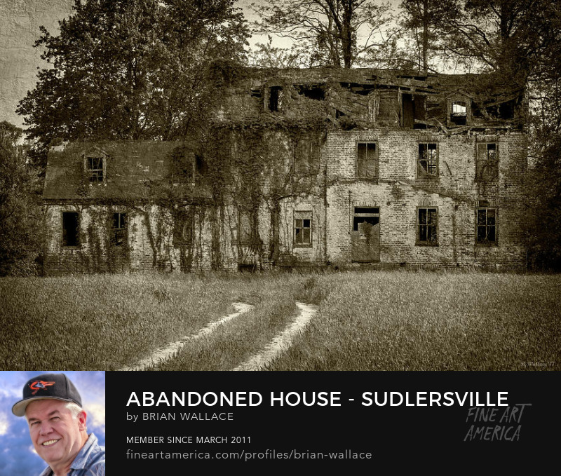 Abandoned House Sudlersville by Brian Wallace