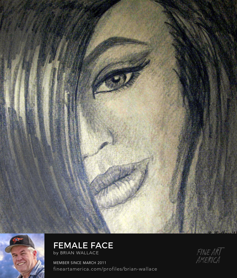 Female Face by Brian Wallace